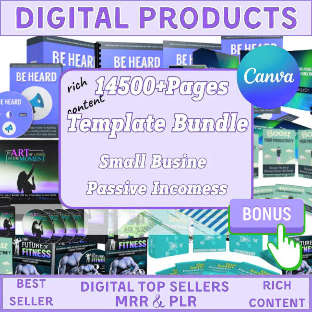 14.500 Editable Templates Bundle