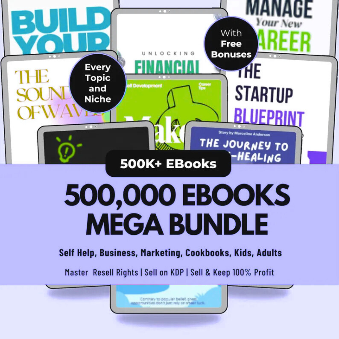 500K Digital Library – Unlimited Knowledge at Your Fingertips