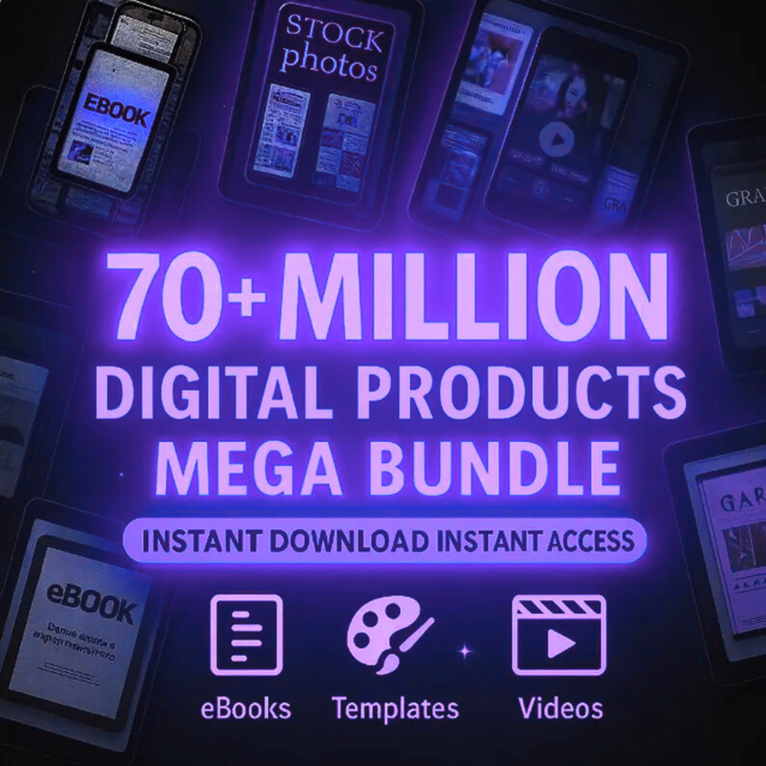 70 Million Digital Products Mega Bundle