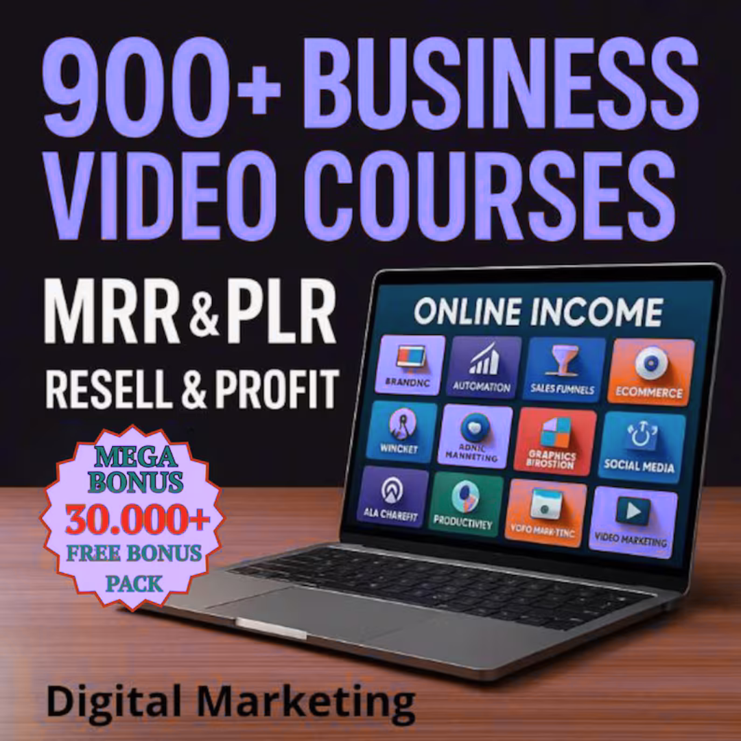 900 Business Courses Mega Bundle