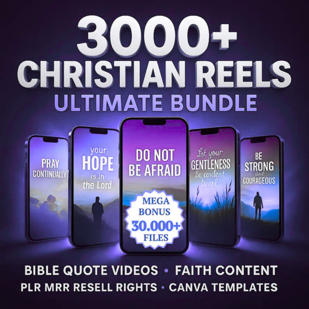 Christian Video Bundle – Bible Quotes, Faith Content