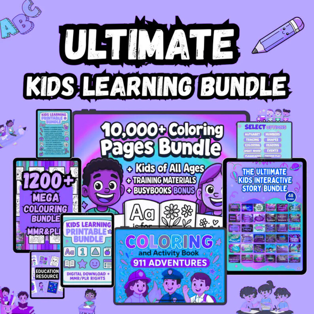 Kids Educational Bundle – Fun, Learning, and Growth in One Pack