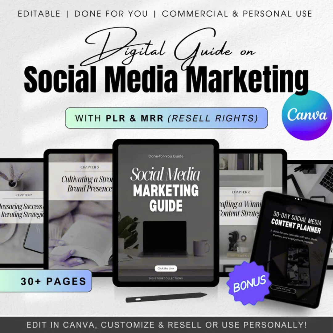 SOCIAL MEDIA E-BOOKS (PLR) – Guides & Resources
