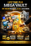 🚀 Lifetime PLR Mega Vault