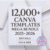 12.000 Canva Mega Template Pack 2025–2026 (PLR + MRR)