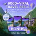 9000 Faceless Travel Videos Collection